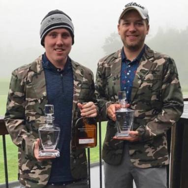 Seth Fortier & Sam LaPlante, 2018 Net & Gross champions