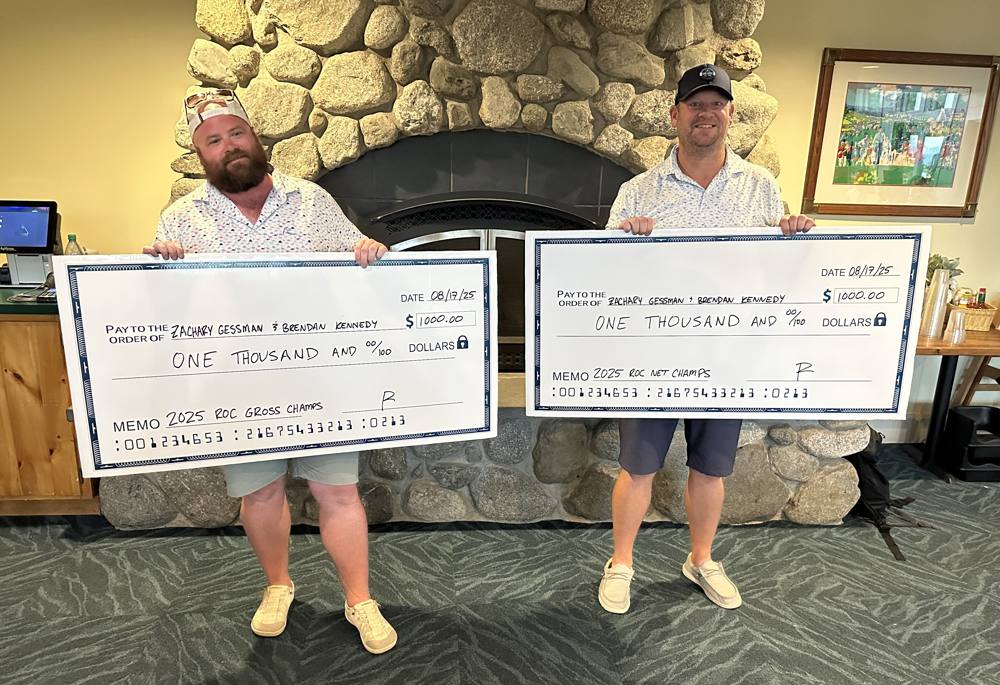 2025 champions holding their checks